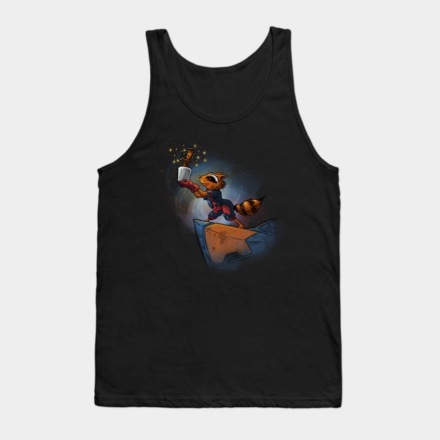 Sparkles in the Galaxy Tank Top by salihgonenli